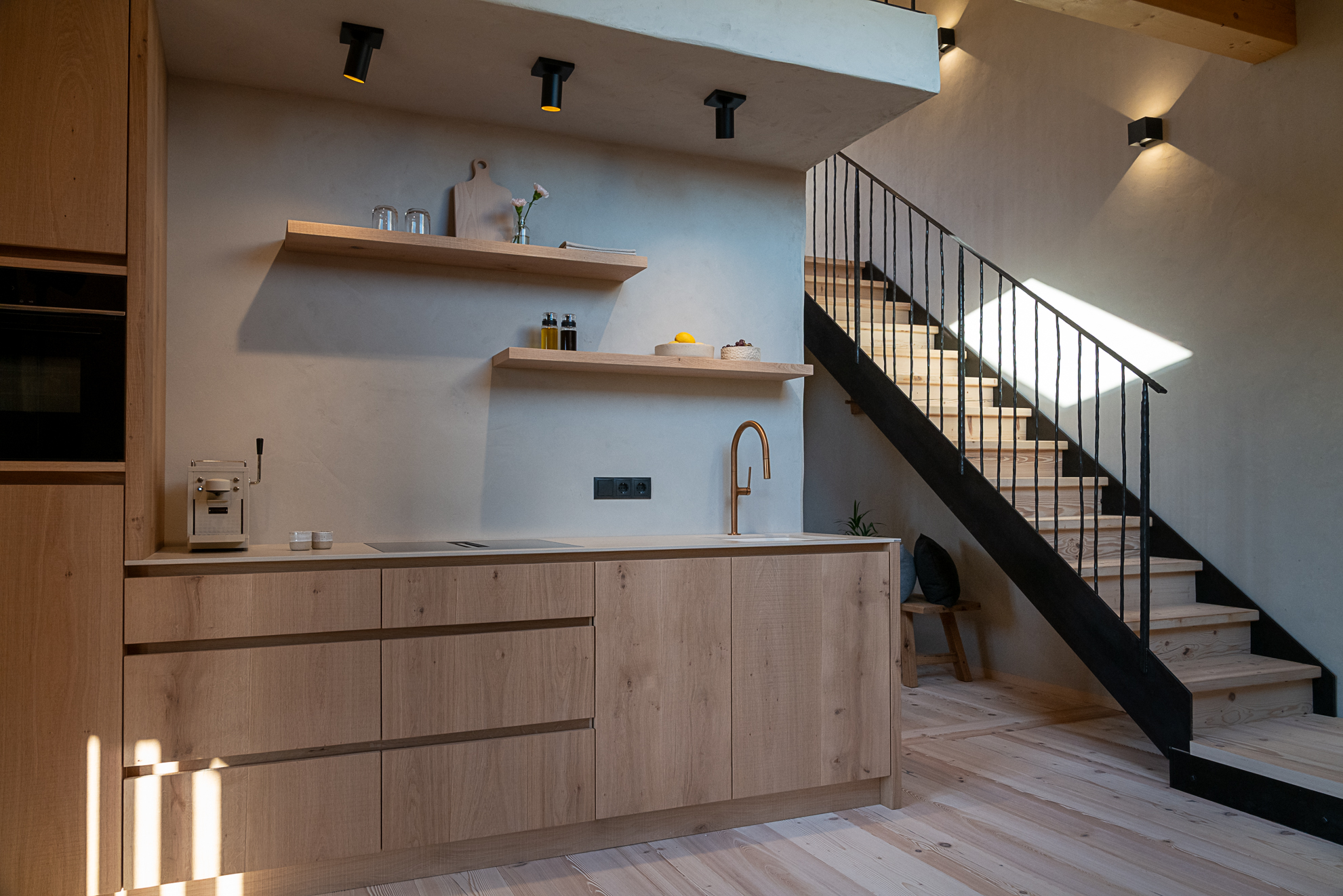Küche im WOLFEICHERHOF Apartment