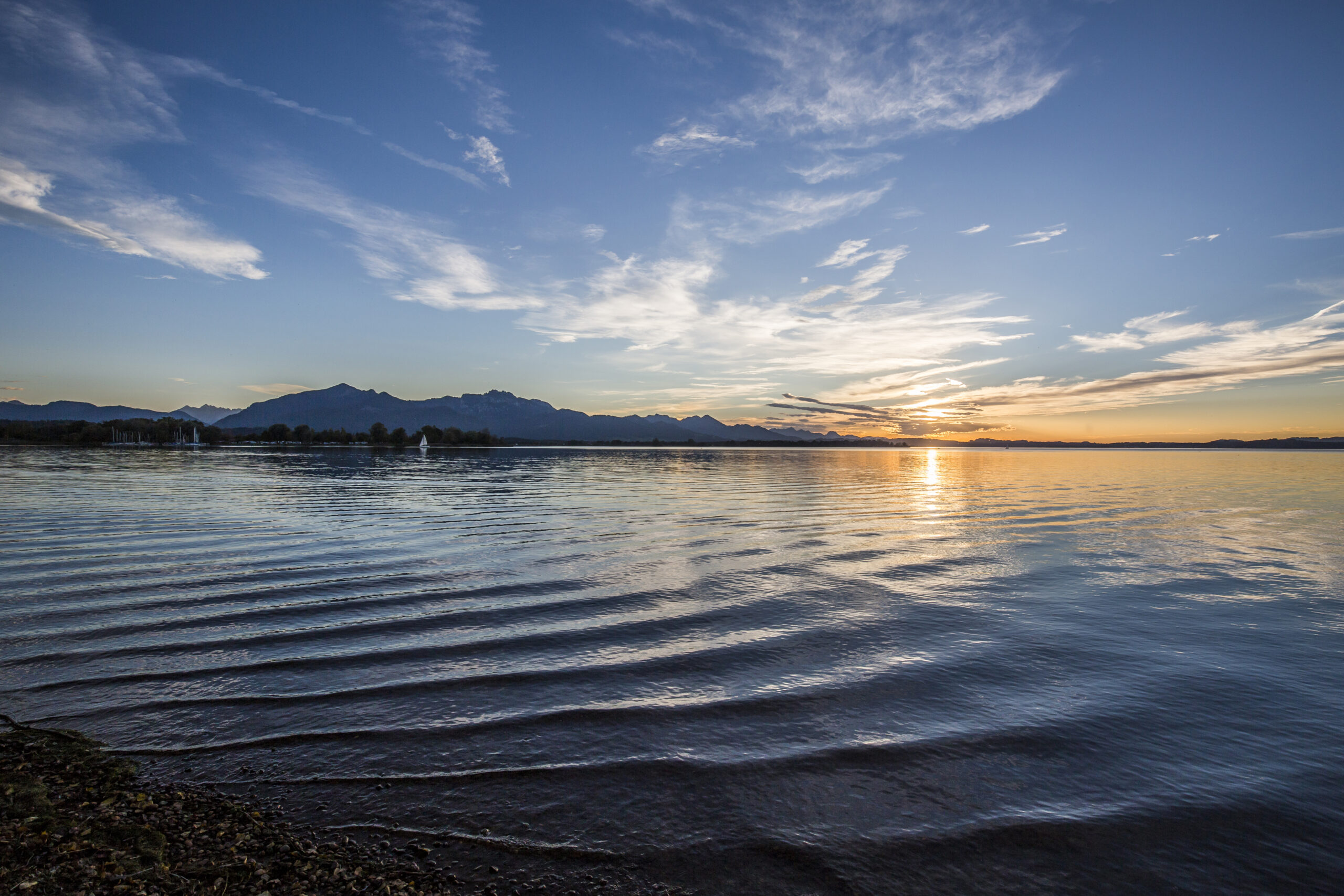 Chiemsee Sonnenuntergang